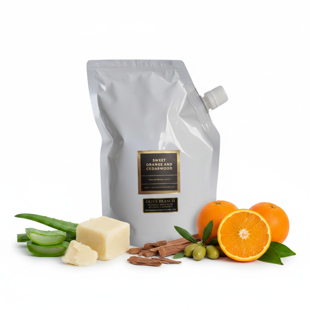 Natural Body Lotion: Orange + Cedar